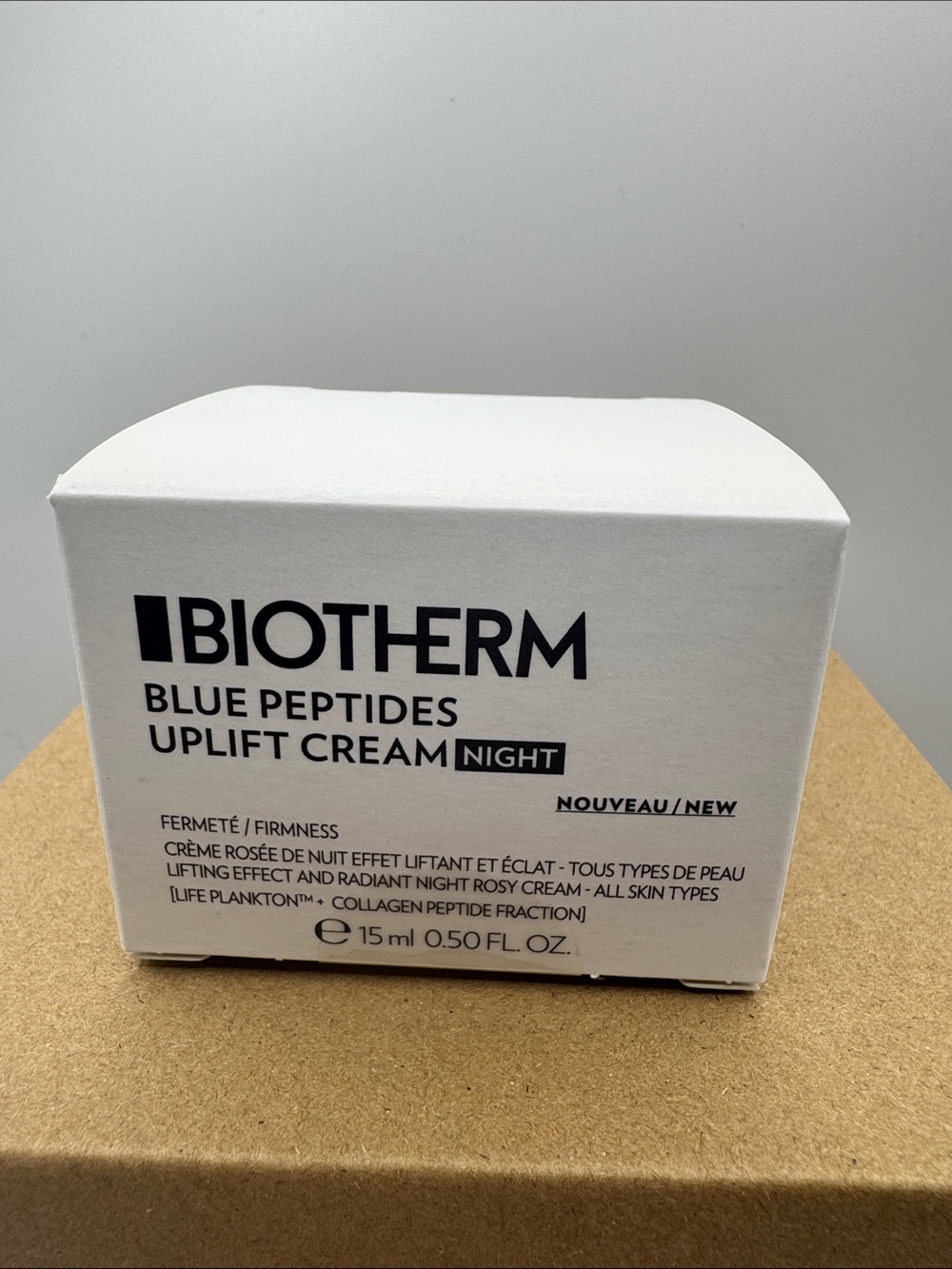 Biotherm Blue Peotides Uplift Cream Night - All Skin Types 15 ml or 0.50 Fl oz
